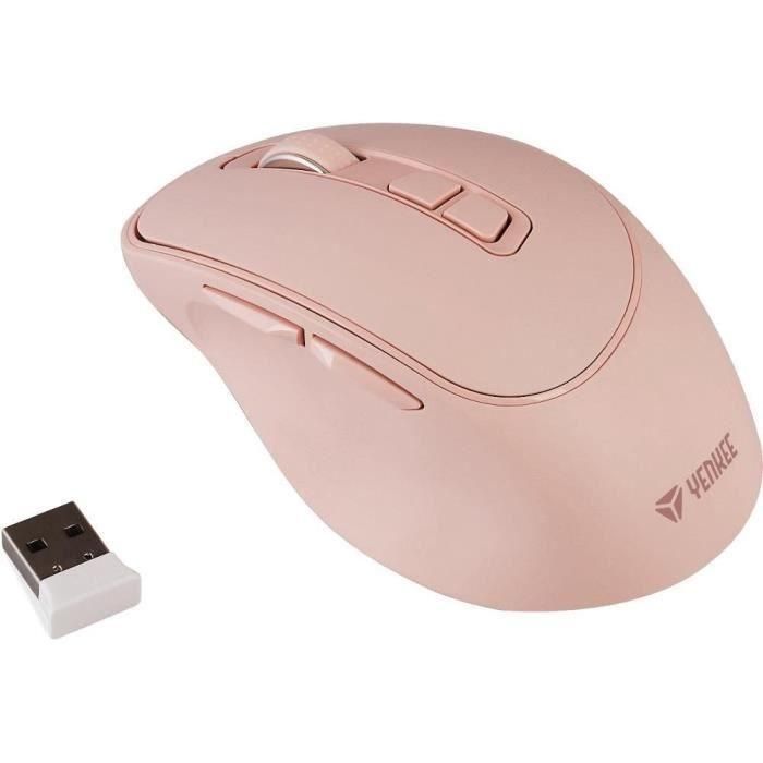 Ratón inalámbrico recargable - SLIDER - YENKEE - YMS 2080PK 1 Ratón inalámbrico recargable - SLIDER - YENKEE - YMS 2080PK 1