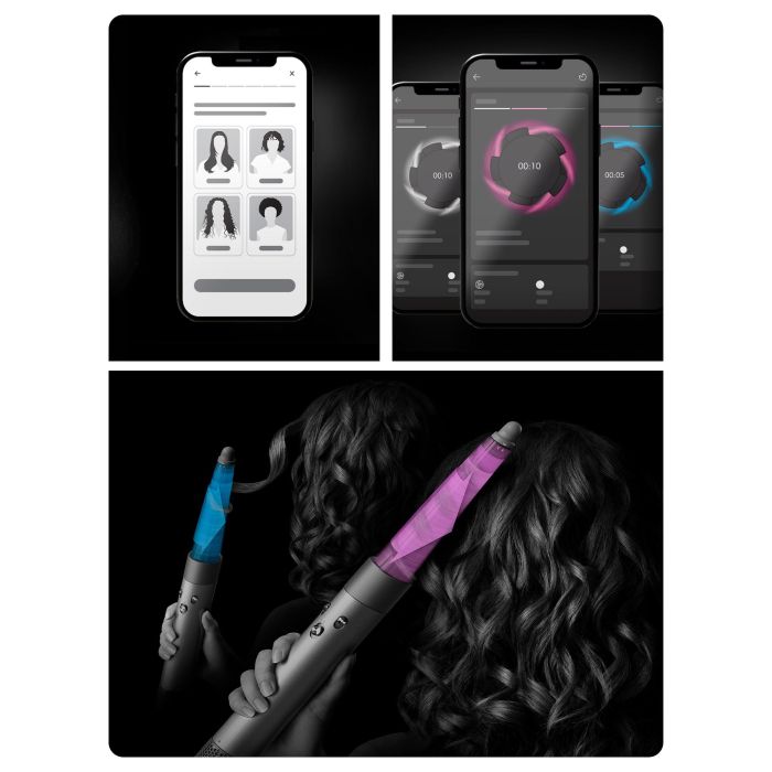 Dyson Airwrap HS08 ID Complete Long Ceramic Patina/Topaz Herramienta de Peinado Múltiples Accesorios 9