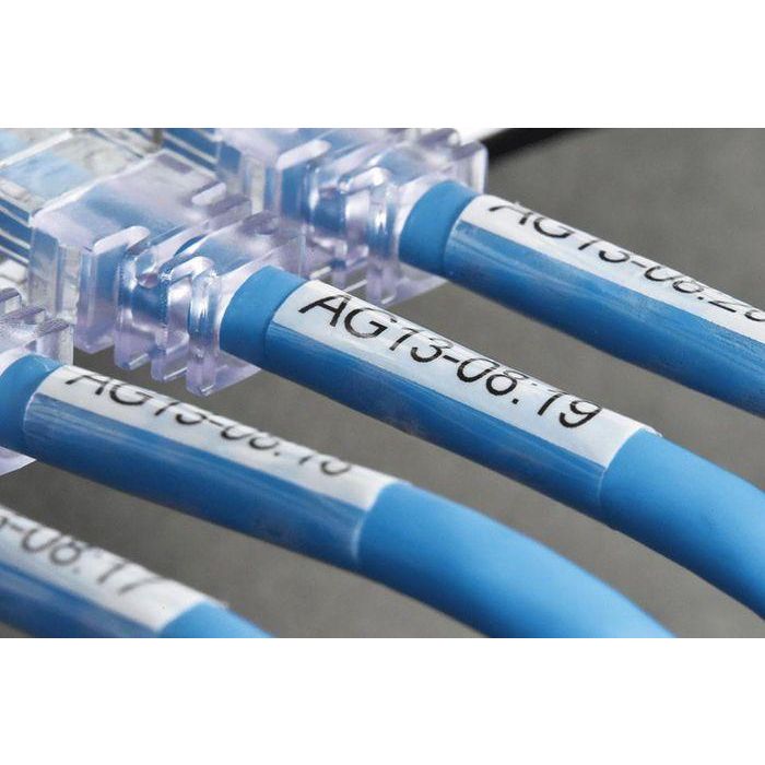 Brother TZe-SL251 Cinta de Etiquetado Autolaminable Negro/Blanco 24mm para Cables CAT5e/CAT6/6A P-touch, Extrema Resistencia 2 Brother TZe-SL251 Cinta de Etiquetado Autolaminable Negro/Blanco 24mm para Cables CAT5e/CAT6/6A P-touch, Extrema Resistencia 2
