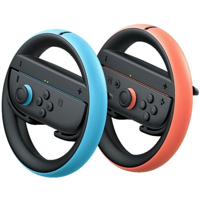 Nintendo Volante para Joy-Con 2 - Compatible con Nintendo Switch, Incluye 2 Volantes (Azul Claro y Rojo Claro) 1 Nintendo Volante para Joy-Con 2 - Compatible con Nintendo Switch, Incluye 2 Volantes (Azul Claro y Rojo Claro) 1