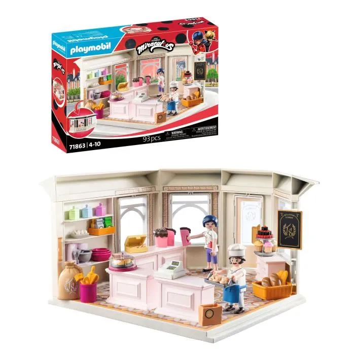 Playmobil Miraculous Pastelería Francesa 71863 Set de Juego 2