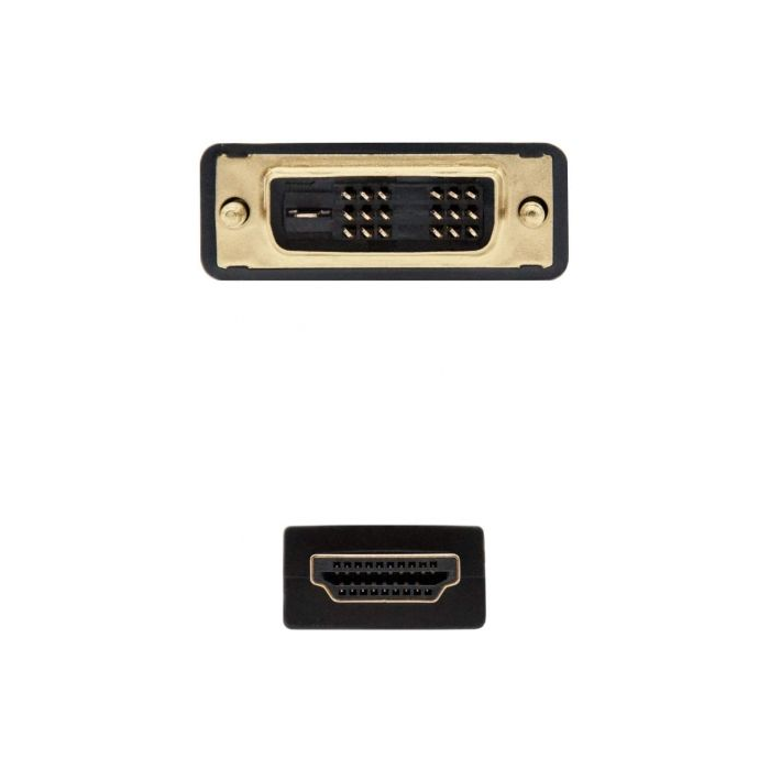 Cable HDMI a DVI NANOCABLE 10.15.0503 3 m Negro 3 Cable HDMI a DVI NANOCABLE 10.15.0503 3 m Negro 3