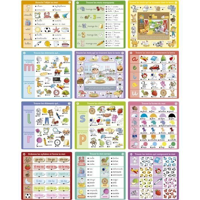 Educa AAAVL14913 Conector Estoy aprendiendo a leer - Juego educativo 90 preguntas, 12 temas, formato libro - A partir de 4 años 3