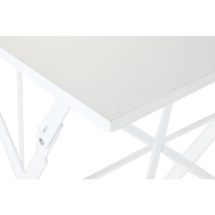 Mesa Terraza Y Jardin DKD Home Decor Blanco 60 x 71 x 60 cm Set de 3 5 Mesa Terraza Y Jardin DKD Home Decor Blanco 60 x 71 x 60 cm Set de 3 5