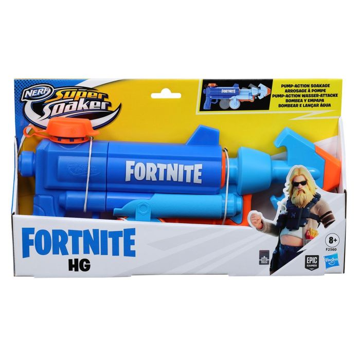 Nerf Super Soaker Fortnite HG F2560 Lanzador de Agua para Niños +8 Años Inspirado en Fortnite 2