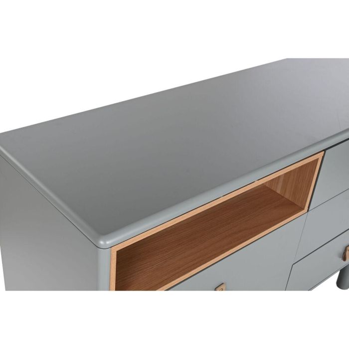 Cómoda Home ESPRIT Azul Gris Natural Polipropileno Madera MDF 120 x 40 x 75 cm 8 Cómoda Home ESPRIT Azul Gris Natural Polipropileno Madera MDF 120 x 40 x 75 cm 8