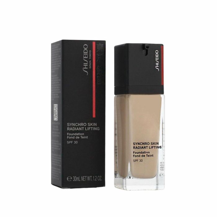 Base de Maquillaje Fluida Shiseido Synchro Skin Radiant Lifting Nº 120 Ivory Spf 30 30 ml Base de Maquillaje Fluida Shiseido Synchro Skin Radiant Lifting Nº 120 Ivory Spf 30 30 ml