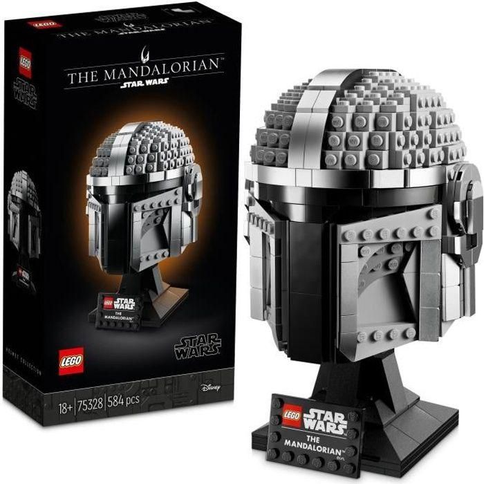 LEGO 75328 Star Wars The Mandalorian Helmet Kit de Modelo Coleccionable para Construir, Decorar y Regalar para Adultos LEGO 75328 Star Wars The Mandalorian Helmet Kit de Modelo Coleccionable para Construir, Decorar y Regalar para Adultos