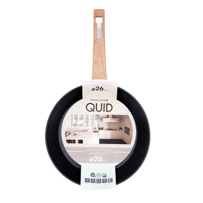 Quid Sartén Aluminio Forjado Cocco 26 cm - Color Blanco - 2 Capas Antiadherente - Apta Inducción y Lavavajillas - Mango Soft Touch 4