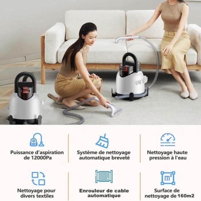 Eziclean EZI3760372550325 Limpiador Extractor Inyectores Spot Remover W2 Multisuperficie 850W 1.4L 5m 1 Eziclean EZI3760372550325 Limpiador Extractor Inyectores Spot Remover W2 Multisuperficie 850W 1.4L 5m 1