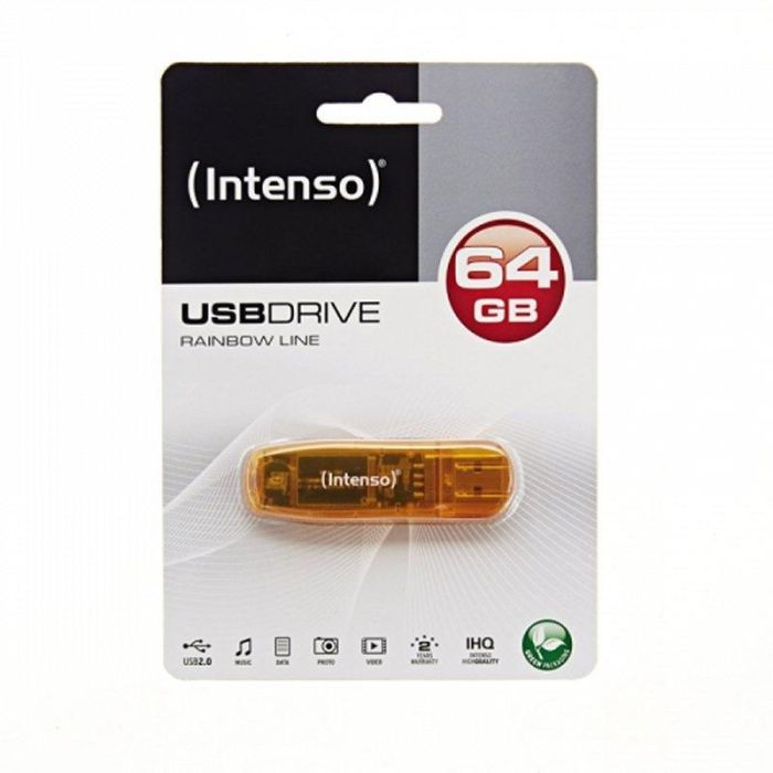 Memoria USB INTENSO FAELAP0282 USB 2.0 64 GB Naranja 64 GB Memoria USB 2