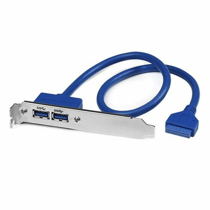 Cable USB Startech USB3SPLATE IDC Azul 1