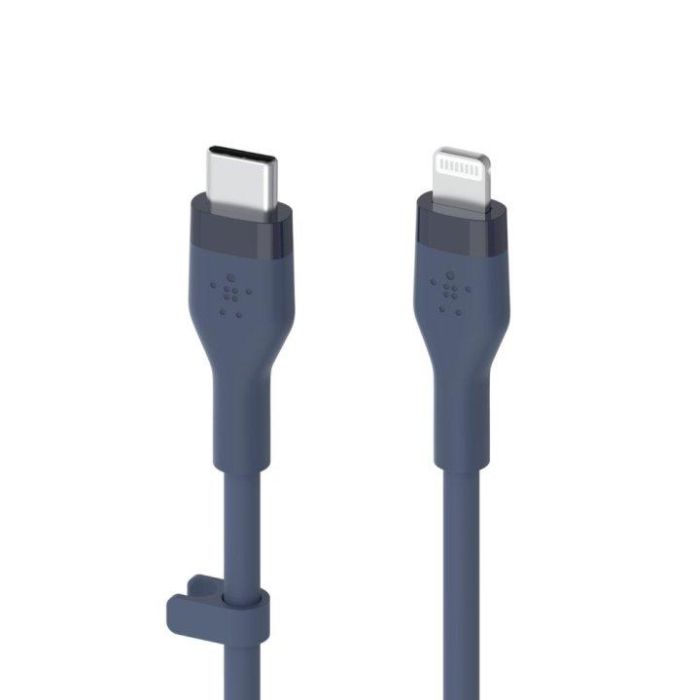 Belkin CAA009BT1MBL Cable USB-C a Lightning de Silicona 1m Azul 1