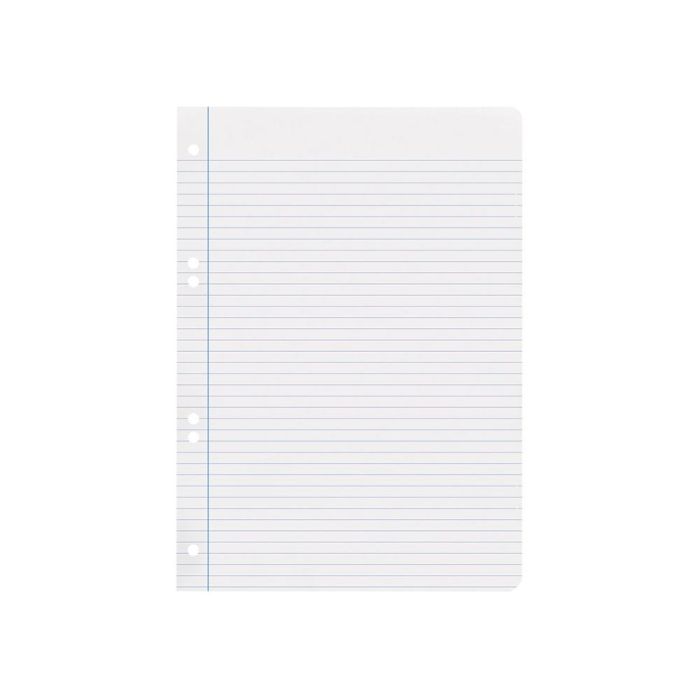 Recambio Liderpapel Cuarto 100 Hojas 60 gr-M2 Horizontal Con Margen 6 Taladros 1