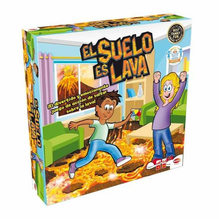 Bizak Juego El Suelo Es Lava - Juego de Mesa Infantil Edad 3+ años 0 Bizak Juego El Suelo Es Lava - Juego de Mesa Infantil Edad 3+ años 0