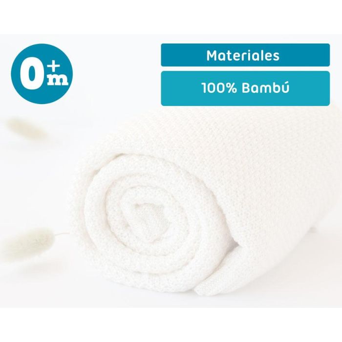 KioKids Mantita Bebé 100% Bambú Beige Termoreguladora Suave Hipoalergénica Certificado OEKO-TEX 80x110cm 5 KioKids Mantita Bebé 100% Bambú Beige Termoreguladora Suave Hipoalergénica Certificado OEKO-TEX 80x110cm 5