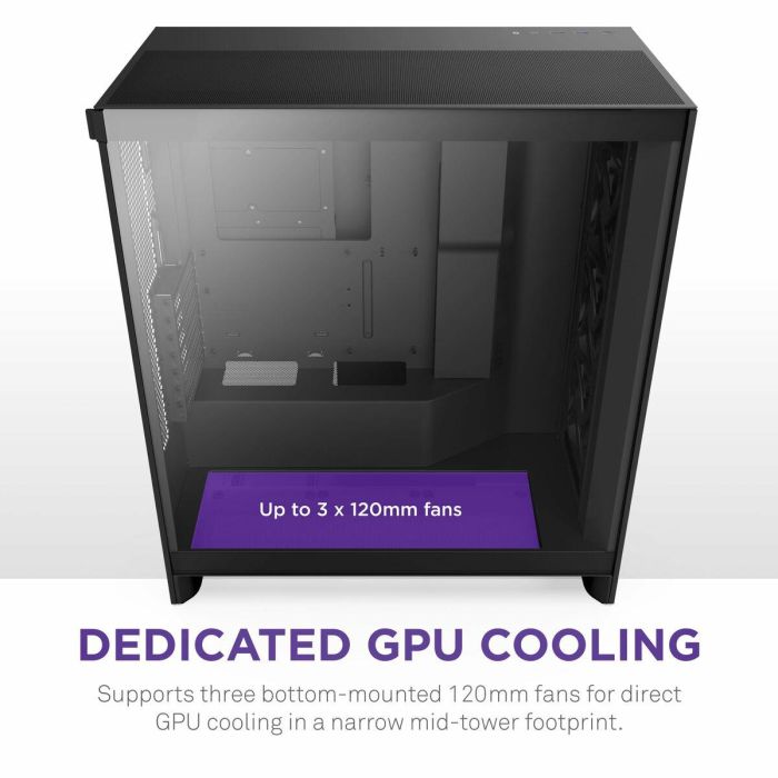 Caja Semitorre ATX NZXT H7 Flow Midi Negro 21 Caja Semitorre ATX NZXT H7 Flow Midi Negro 21