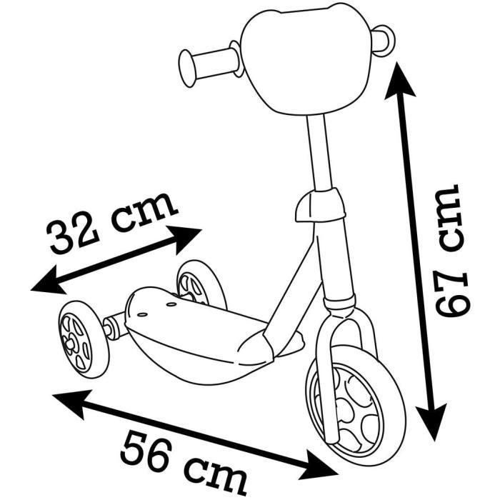 SMOBY - Patinete Stitch 3R 1