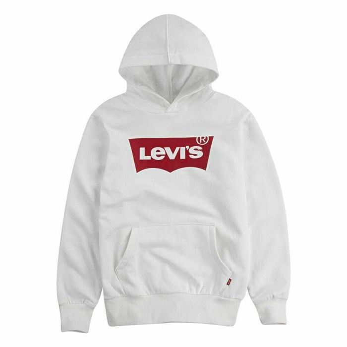 Sudadera con Capucha Niño S S KNIT TOP Levi's E8778 Blanco 3 Sudadera con Capucha Niño S S KNIT TOP Levi's E8778 Blanco 3