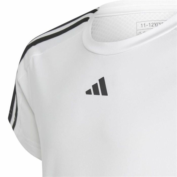 Camiseta de Manga Corta Unisex Adidas Training Essentials 3S Blanco 2