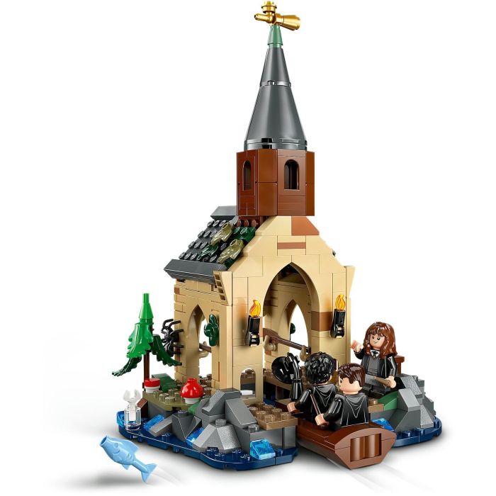 LEGO 76426 Harry Potter Cobertizo Castillo Hogwarts: La Piedra Filosofal - Set de Construcción con 7 Minifiguras y Botes 3 LEGO 76426 Harry Potter Cobertizo Castillo Hogwarts: La Piedra Filosofal - Set de Construcción con 7 Minifiguras y Botes 3