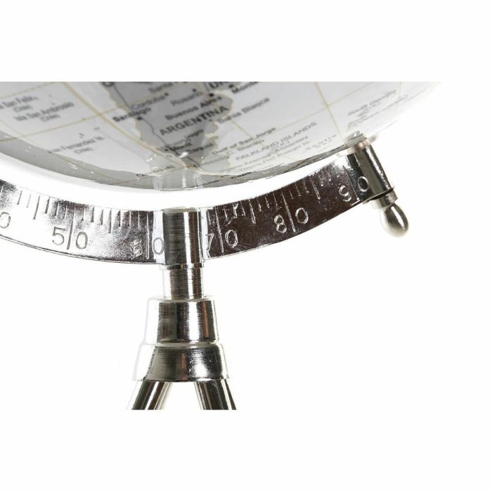 Globo Terraqueo DKD Home Decor Blanco Metal Plástico 27 x 25 x 61 cm 3 Globo Terraqueo DKD Home Decor Blanco Metal Plástico 27 x 25 x 61 cm 3