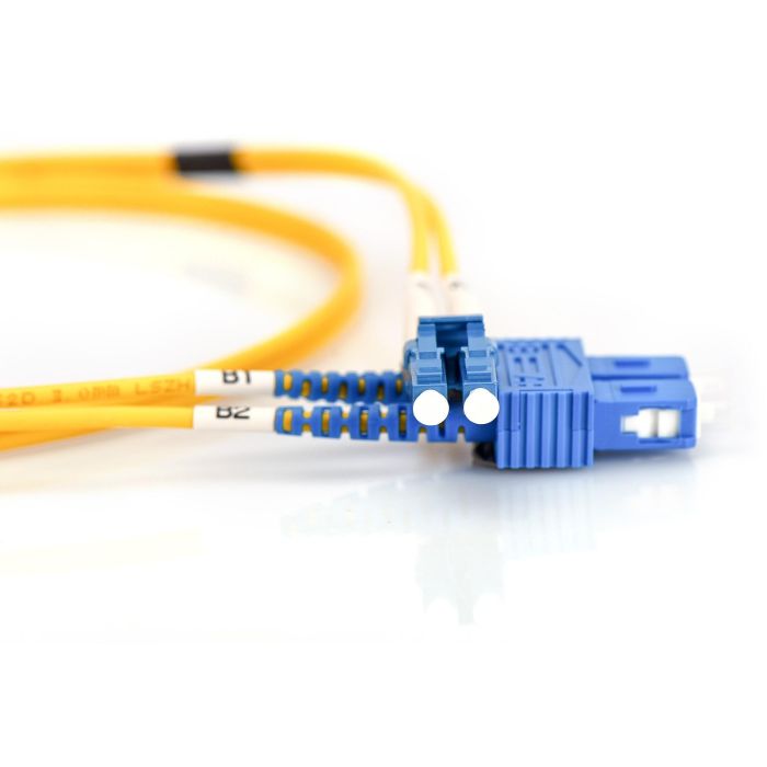 DIGITUS LWL Patchkabel LC -> SC 10.00m Singlemode Duplex OS2 1