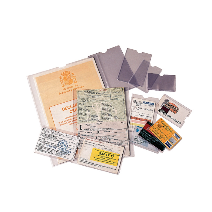 Esselte Funda Portadocumentos Plástico Transparente Cristal 93x138 mm 140 micras 1