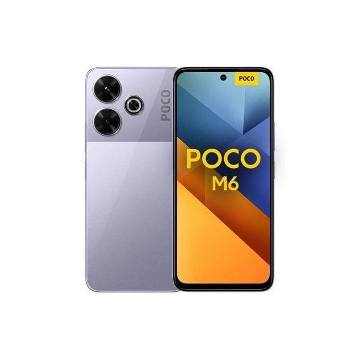 Smartphone Xiaomi POCO M6 6GB/ 128GB/ 6.79"/ Púrpura Smartphone Xiaomi POCO M6 6GB/ 128GB/ 6.79"/ Púrpura