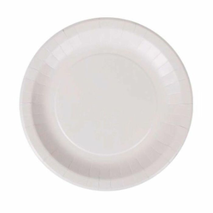 Set de Platos Algon Desechables Blanco Cartón 28 cm (15 Unidades) 1