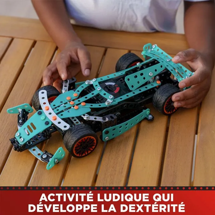 Bandai APM20108 Fórmula 1 - Meccano - Construye 2 Modelos Diferentes