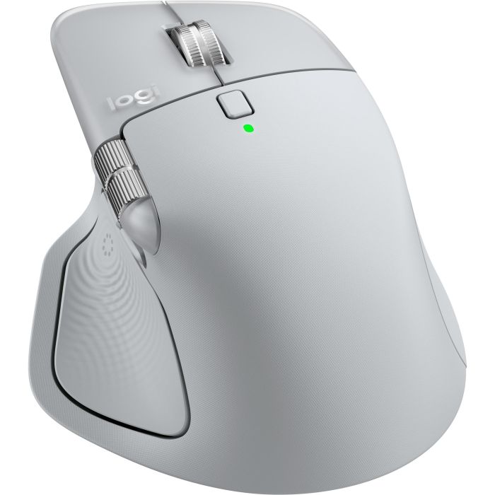 Logitech MX MASTER 4 Ratón Inalámbrico Ergonómico PALE GRAY, Respuesta Háptica, Carga USB-C, Bluetooth, 8000 DPI 4 Logitech MX MASTER 4 Ratón Inalámbrico Ergonómico PALE GRAY, Respuesta Háptica, Carga USB-C, Bluetooth, 8000 DPI 4