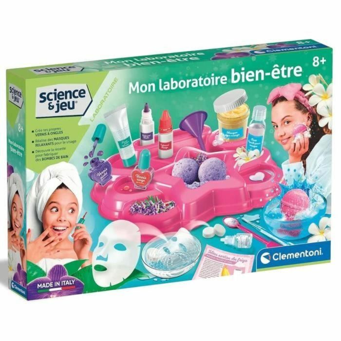 Clementoni - Sciences et Jeu - Mi laboratorio de bienestar - Crea tus propios productos de belleza