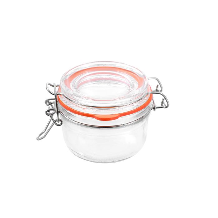 Tarro Hermético de Vidrio con Cierre Clip 150 ml - La Mediterranea (36 Unidades) 7 Tarro Hermético de Vidrio con Cierre Clip 150 ml - La Mediterranea (36 Unidades) 7