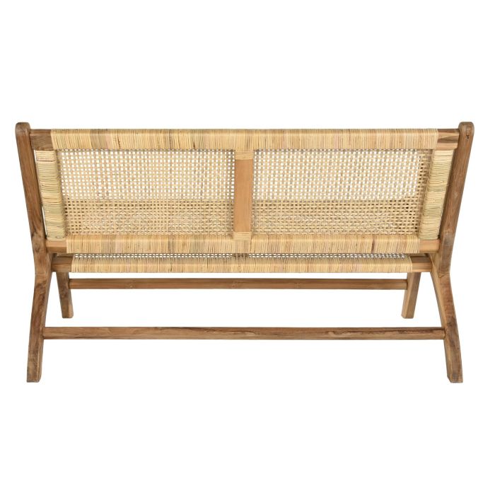 DKD Home Decor Banco Marron Natural 120 x 76 x 68 cm 5 DKD Home Decor Banco Marron Natural 120 x 76 x 68 cm 5