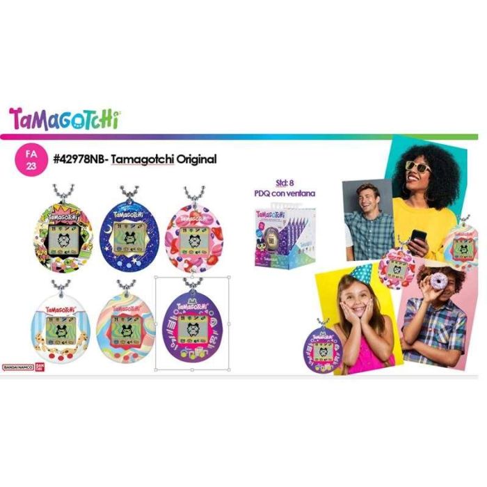 Tamagotchi original 13,97x19,05x2,54 cm - modelos surtidos 5