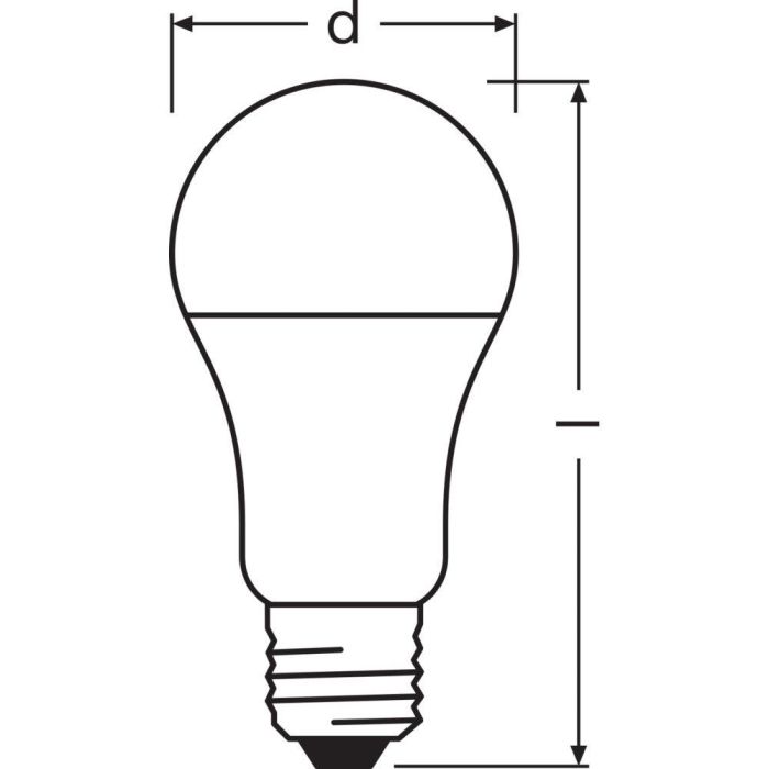 [LVE-4099854048821] Ledvance/Osram Bombilla LED "Classic" E27 10W 1055Lm 2700K 200º IP20 2