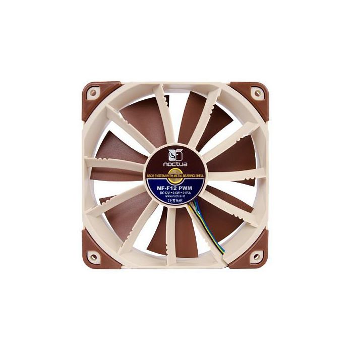 Noctua NF-F12 PWM Ventilador 12cm 1500RPM Marrón