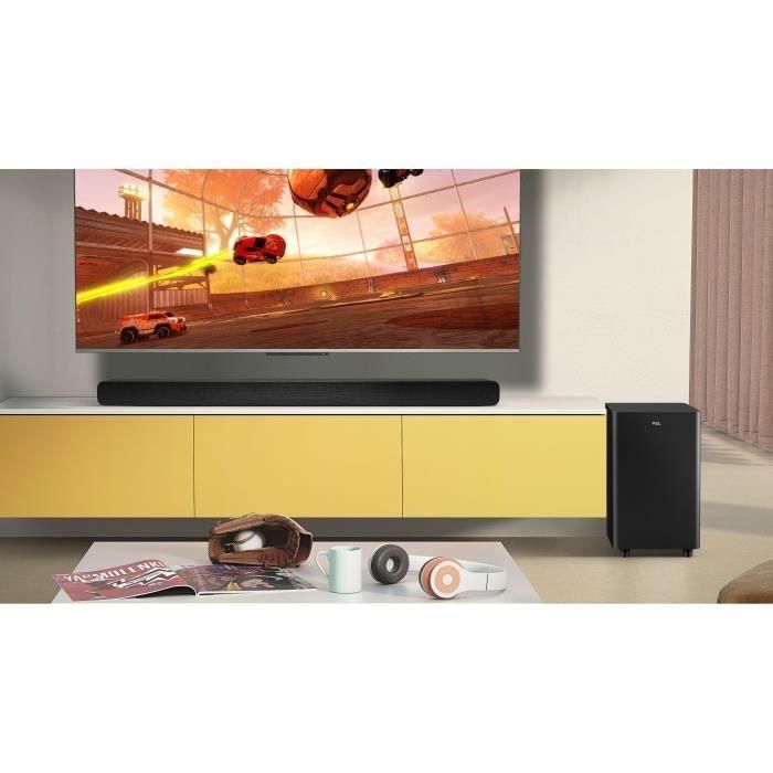 TCL TS8212 - Barra de sonido 2.1.2 - Subwoofer inalámbrico - Dolby Atmos - HDMI eARC - Bluetooth - 300W 4 TCL TS8212 - Barra de sonido 2.1.2 - Subwoofer inalámbrico - Dolby Atmos - HDMI eARC - Bluetooth - 300W 4