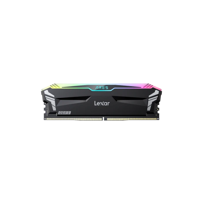 Lexar LD5U32G64C32BR-RGD Memoria RAM Ares 32GB (2x16GB) DDR5 6400MHz CL32 con Disipador y RGB Negro para PC