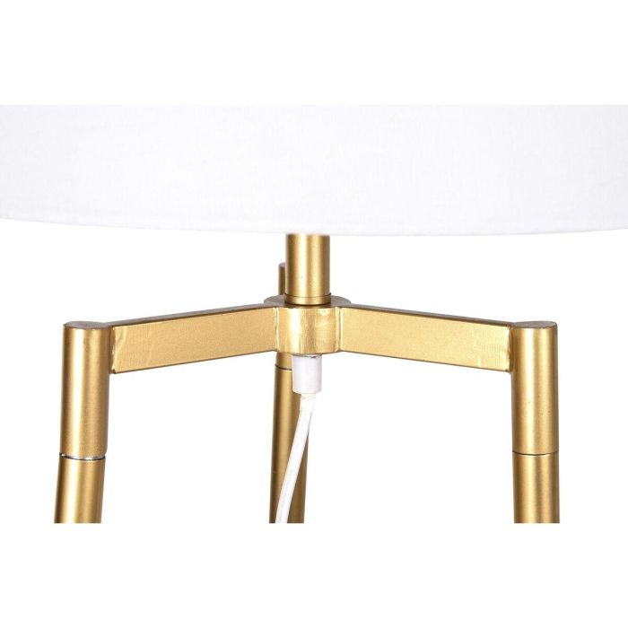 DKD Home Decor Lámpara de Pie Moderna con Estantería, Materiales Metal y MDF, Acabados en Dorado y Blanco, Dimensiones 41x156x41 cm 3 DKD Home Decor Lámpara de Pie Moderna con Estantería, Materiales Metal y MDF, Acabados en Dorado y Blanco, Dimensiones 41x156x41 cm 3