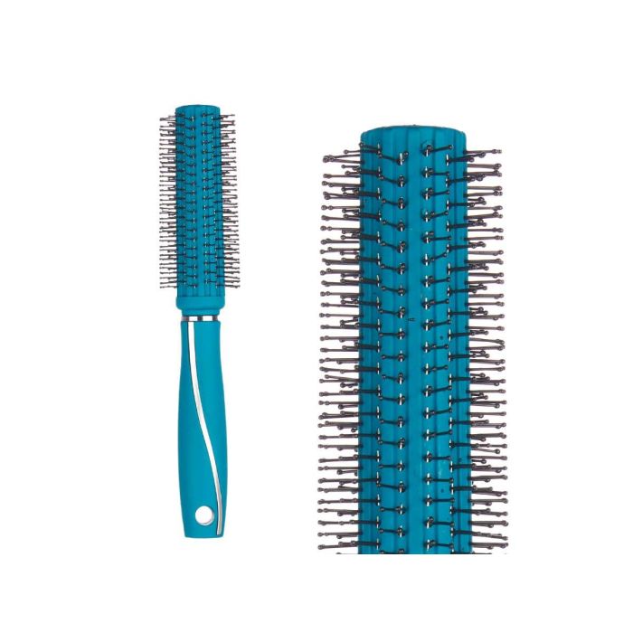 Cepillo para Cabello Rizo Menta Siliconado Berilo 4x24x4 cm - Verde (24 Unidades) 1 Cepillo para Cabello Rizo Menta Siliconado Berilo 4x24x4 cm - Verde (24 Unidades) 1
