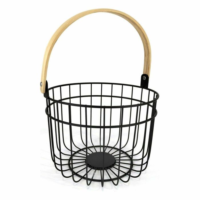 Quttin Cesta Organizador Redonda Rustic, 28x26.5x22 cm (12 Unidades)