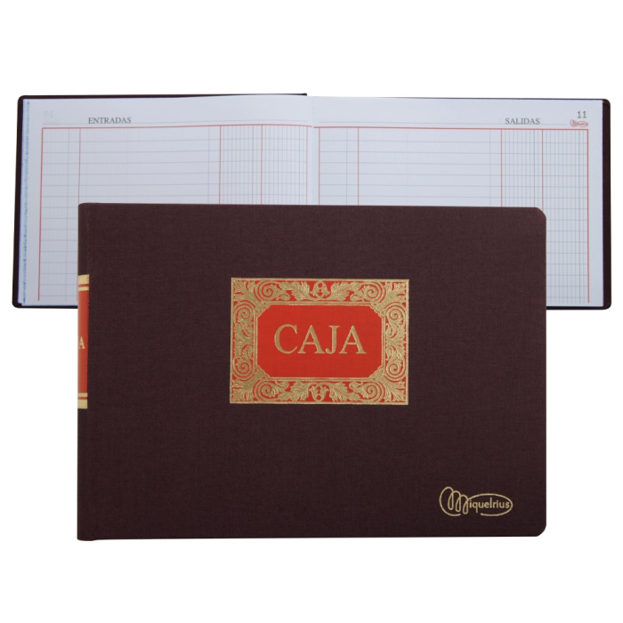 Miquelrius Libro Cuarto Apaisado 100 Hojas Caja Entrada y Salida 1
