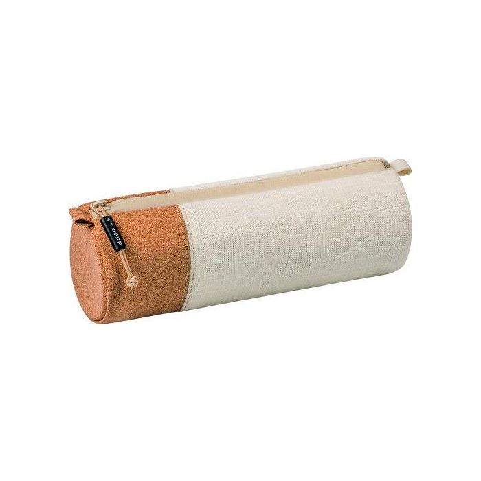 Portatodo Smaepp Soft M Redondo Lino Crema/Marron