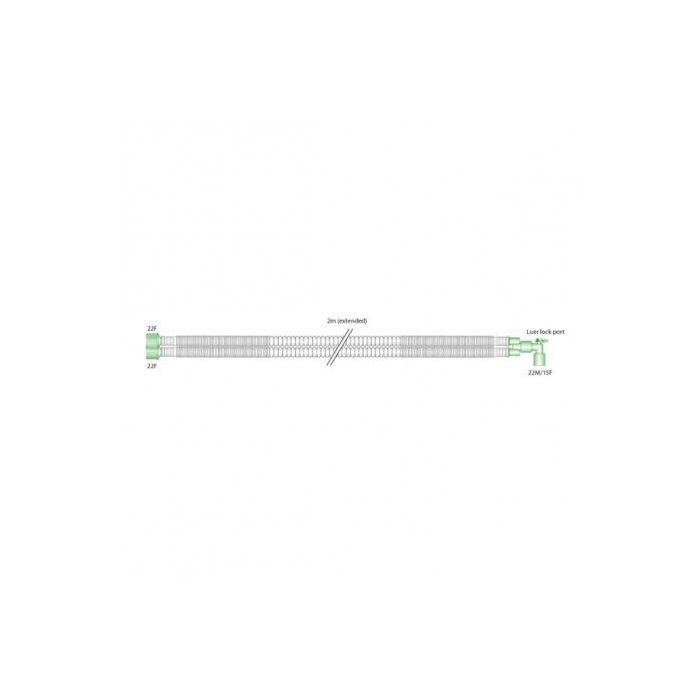 Circuito Respiratorio Compact 15 mm - 2M 1Ud