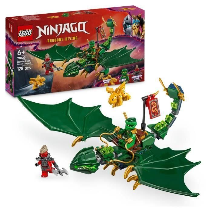 LEGO 71829 NINJAGO El Dragón Verde del Bosque de Lloyd - Juego de Construcción para Niños de 6 Años 0 LEGO 71829 NINJAGO El Dragón Verde del Bosque de Lloyd - Juego de Construcción para Niños de 6 Años 0