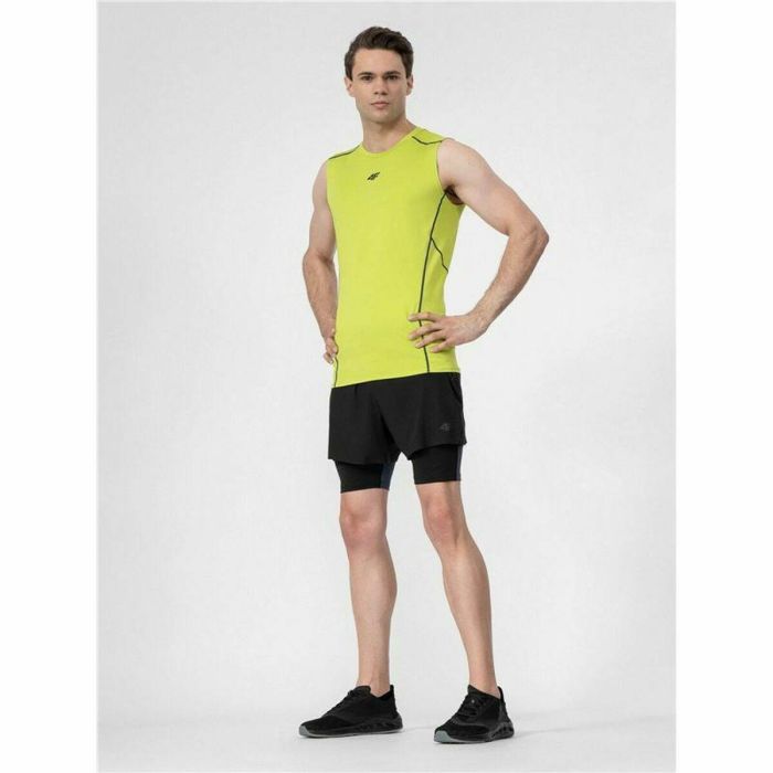 Pantalones Cortos Deportivos para Hombre 4F Negro S 4 Pantalones Cortos Deportivos para Hombre 4F Negro S 4