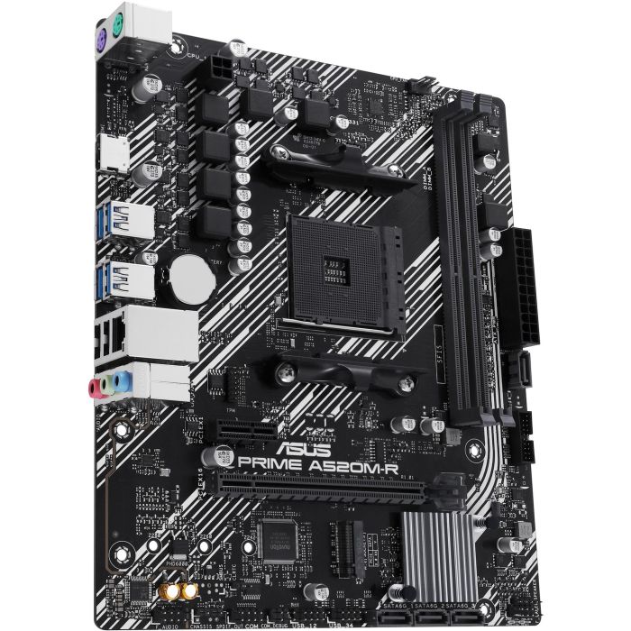 Asus 90MB1H60-M0EAY0 Placa Base Prime A520M-R Socket AM4 AMD Ryzen 3000/4000/5000 Series Micro ATX DDR4 M.2 HDMI USB 5Gbps 3 Asus 90MB1H60-M0EAY0 Placa Base Prime A520M-R Socket AM4 AMD Ryzen 3000/4000/5000 Series Micro ATX DDR4 M.2 HDMI USB 5Gbps 3