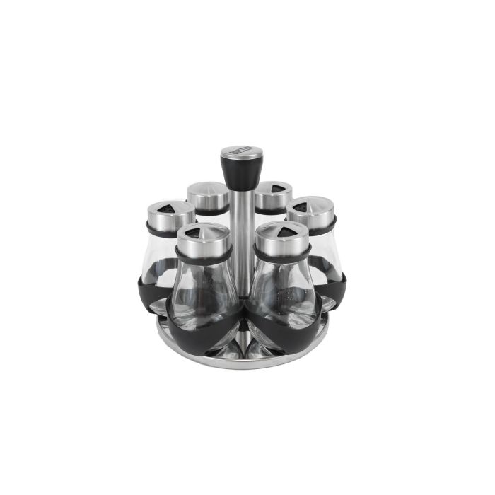 Set de 6 especieros de vidrio con soporte Quttin (8 Cajas) 7 Set de 6 especieros de vidrio con soporte Quttin (8 Cajas) 7